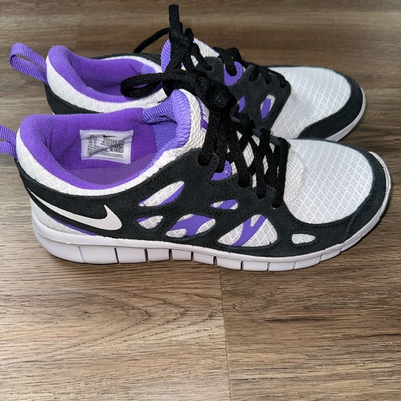 Nike Shoes - New Nike Black and Purple Sneakers with Mesh Upper